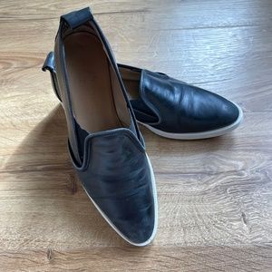 Everlane Size 9.5 The Leather Street Shoe Black
